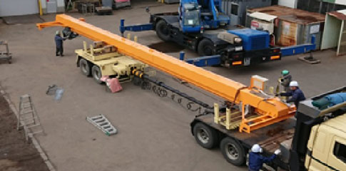 ホイストクレーン　スパン18M