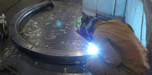 セメント受入管製作